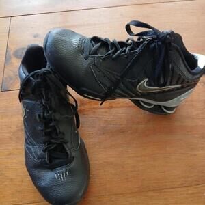 Nike Air Shox Black Silver Basketball Shoes Youth Size 6.5Y 415252-001
